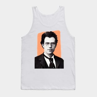 Famous Composer Gustav Mahler illustration Tank Top